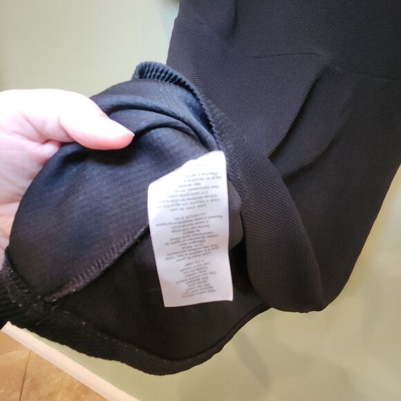 Motherhood Maternity Black Peplum Maternity Top M medium Blouse Office Shirt - Picture 8 of 16